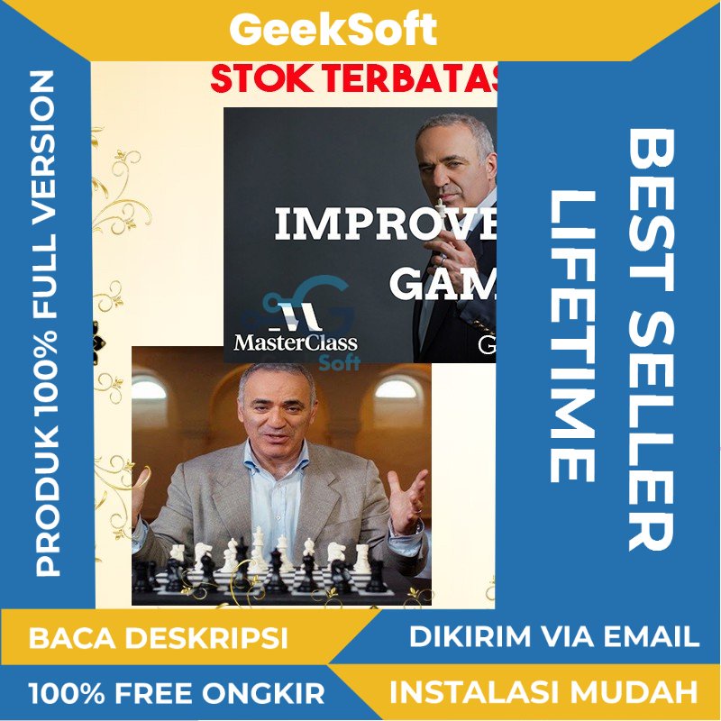 MasterClass Garry Kasparov - Chess VIDEO LESSON LIMITED EDITION