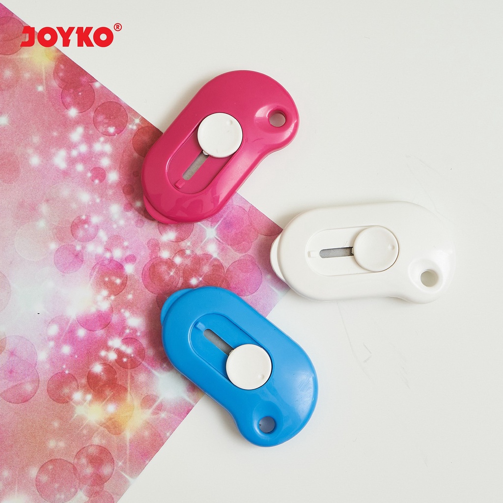 

Mini Cutter Joyko CU-505 cuter kecil pemotong kertas kater untuk unboxing