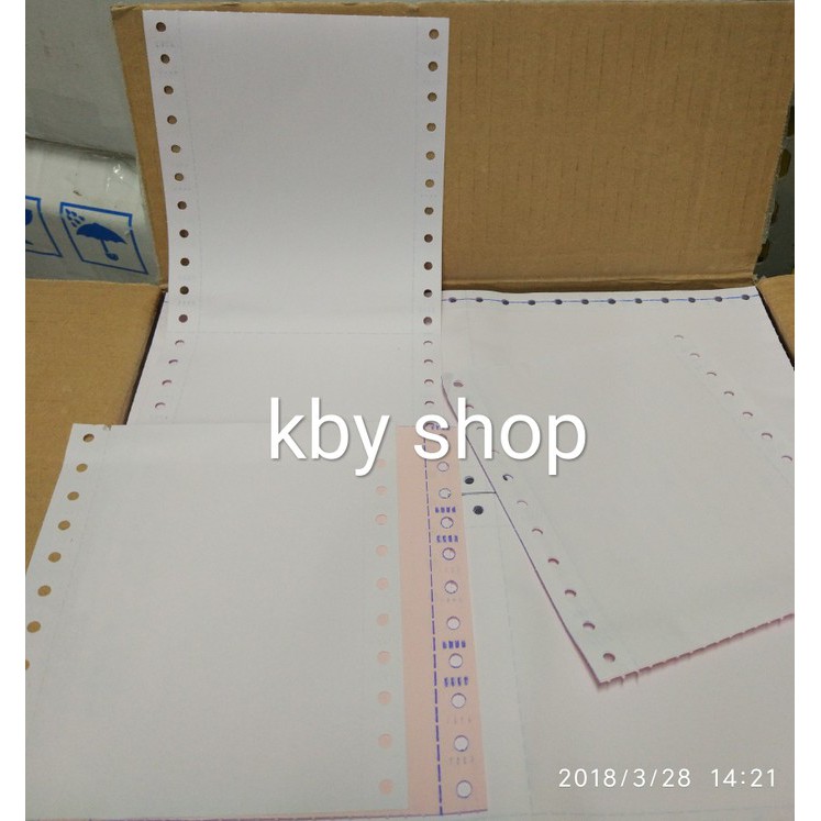 

KERTAS WARTEL ISI FULL 2 PLY CONT FORM 9 1/2 : 2 X 11 : 2 RESI POS