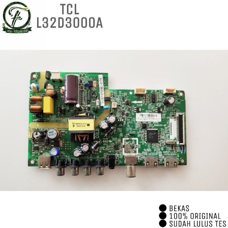 MB MAINBOARD MOTHERBOARD TV LED TCL L32D3000A L 32D3000A 32D3000