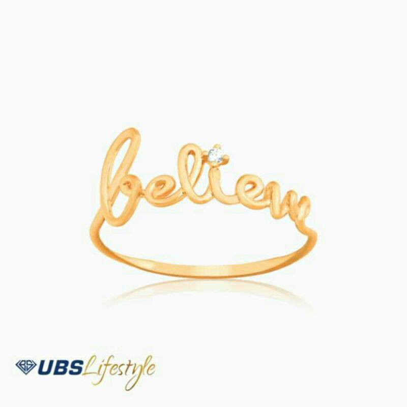 CINCIN LINEA UBS DEWASA BELIEVE KADAR375 LIMITED EDITION