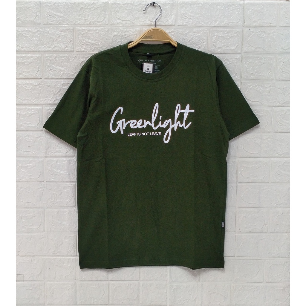 Kaos Distro Greenlight Pria dan Wanita - Kaos Greenlight