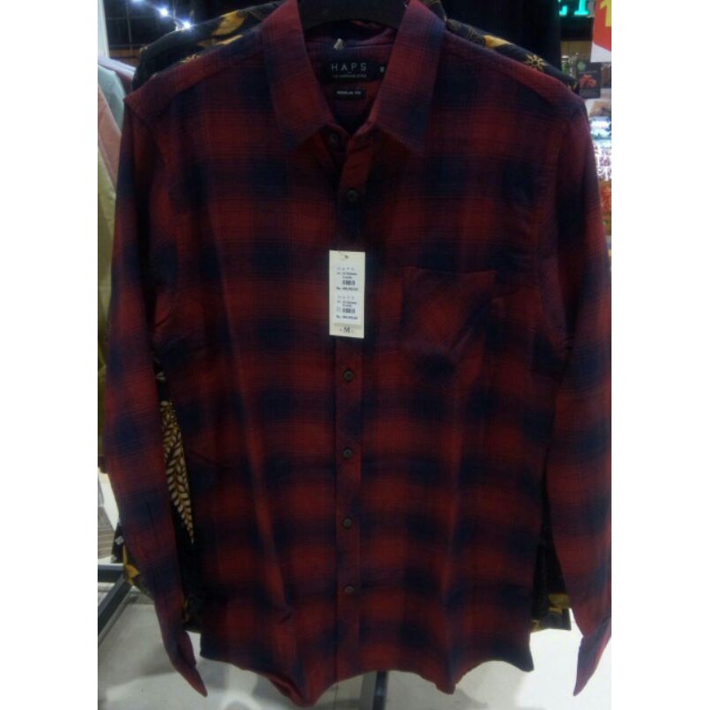 Kemeja Flanel Haps/ M231