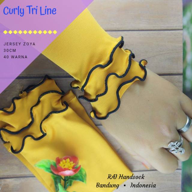 Manset Tangan Curly Tri Line-4