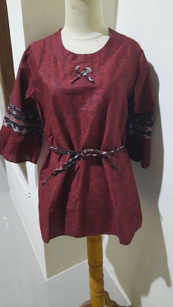 Maura Couple - Sania Ruffle Batik Couple Ori  Ndoro Jowi Dnt Garasi Termurah  Shopee - Couple Reno