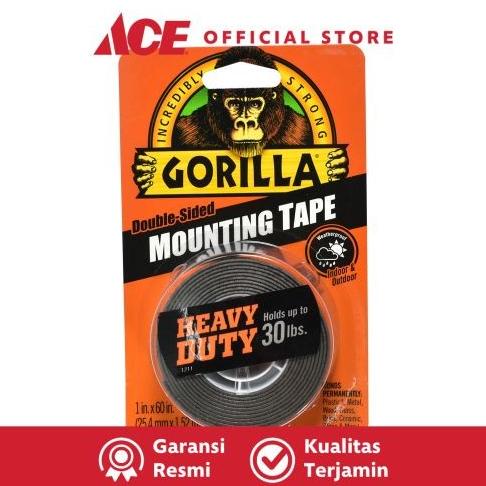 

(BISA COD) Ace - Gorilla Double Tape Heavy Duty 2.5 Cm PRODUK TERBATAS Kode 56