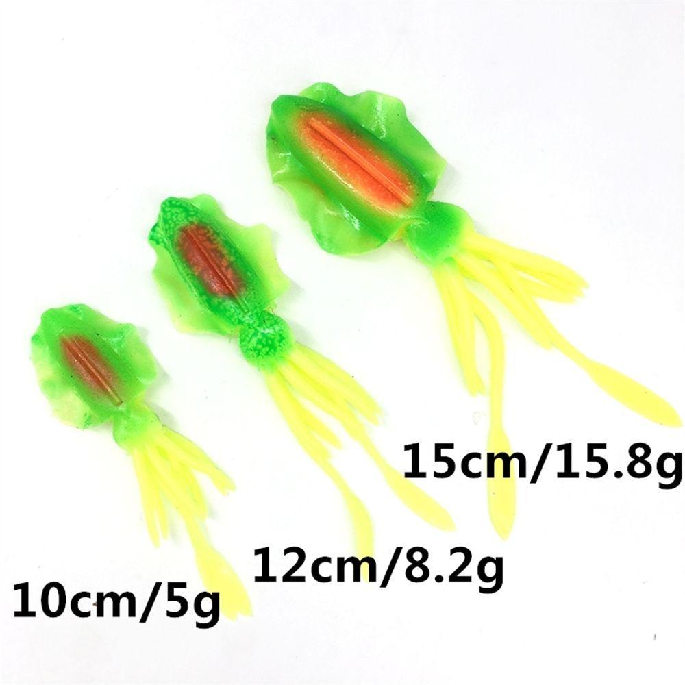 Wonder 1Pcs Umpan Cumi 5warna Swimbait Fishing Tackle Fishing Lure