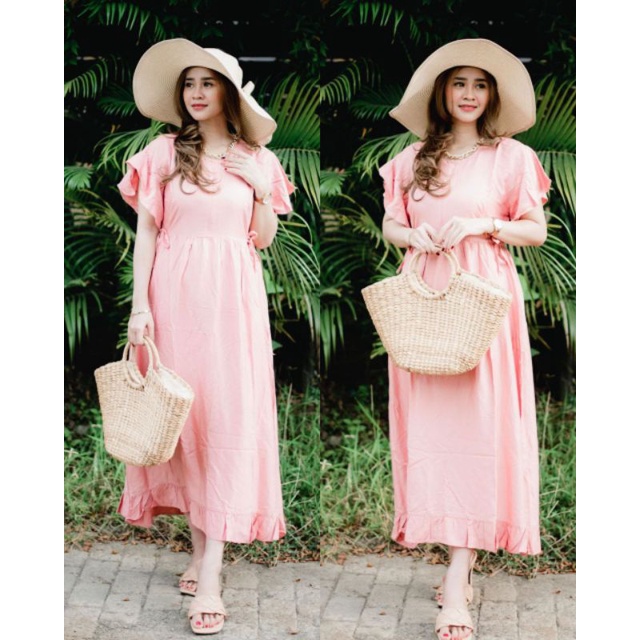 dres Nagita bahan rayon twil premium