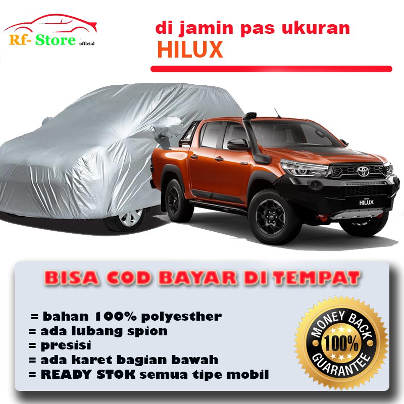 Cover Mobil / Sarung mobil Hilux / cover hilux / Hilux Mantol pelindung mobil