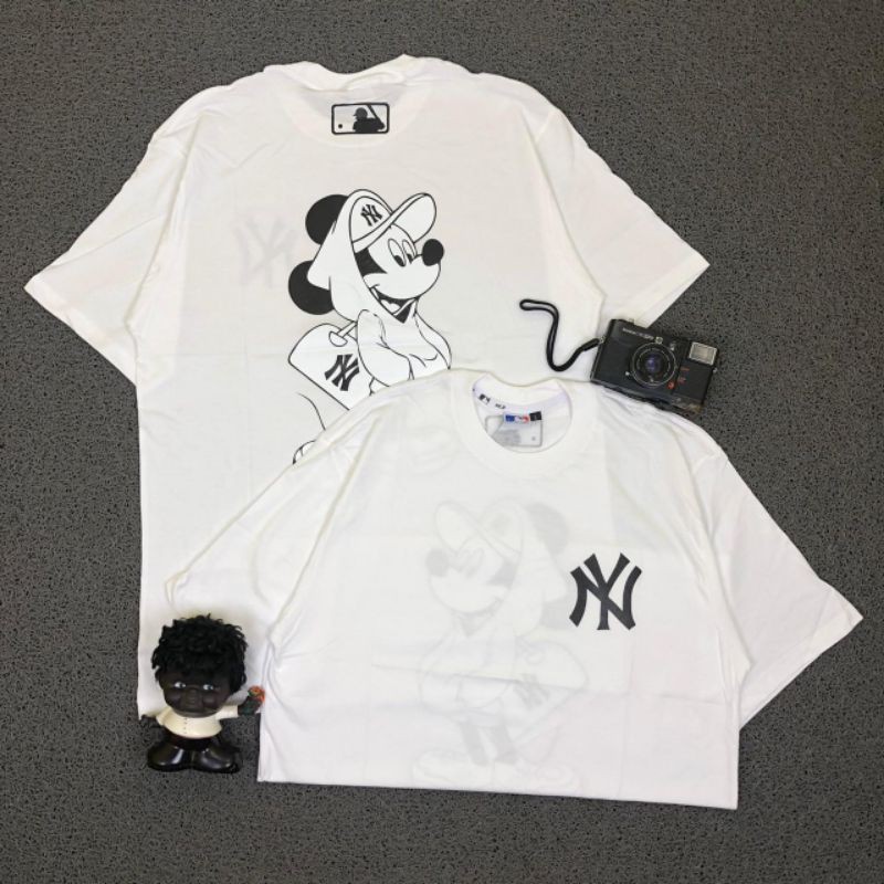 KAOS BAJU MLB NEW YORK YANKEES MICKEY MOUSE AUTHENTIC PREMIUM