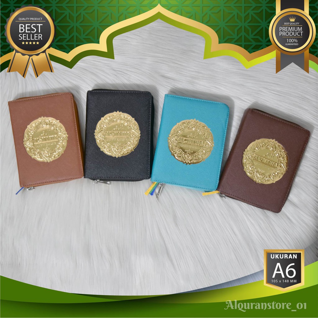 COD - Al Quran Terjemah dan Tajwid Warna Al Mahir A6 Resleting – Al Quran 30 Juz, Al Quran Resleting