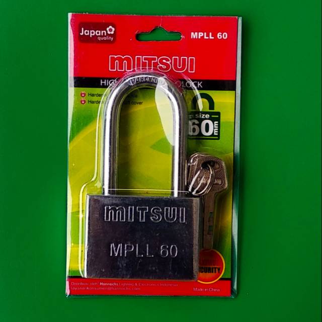 Gembok Mitsui MPLL 60 - 60 mm / Padlock Mitsui Leher Panjang