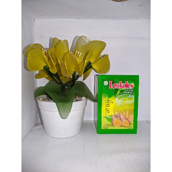 

minuman leo koles teh hijau green tea untuk colestrol isi 5 sachet