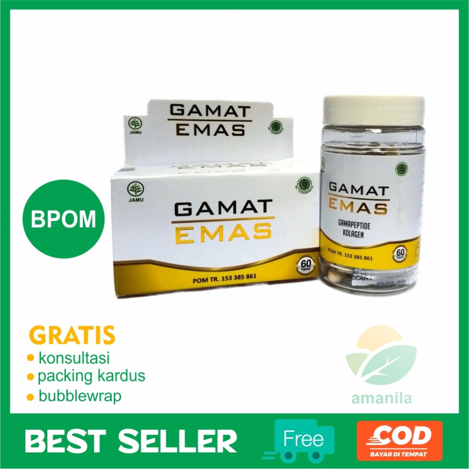 Kapsul Gamat Emas Original | Kapsul Gamat Gold | Gamat Emas Kapsul Al Afiat