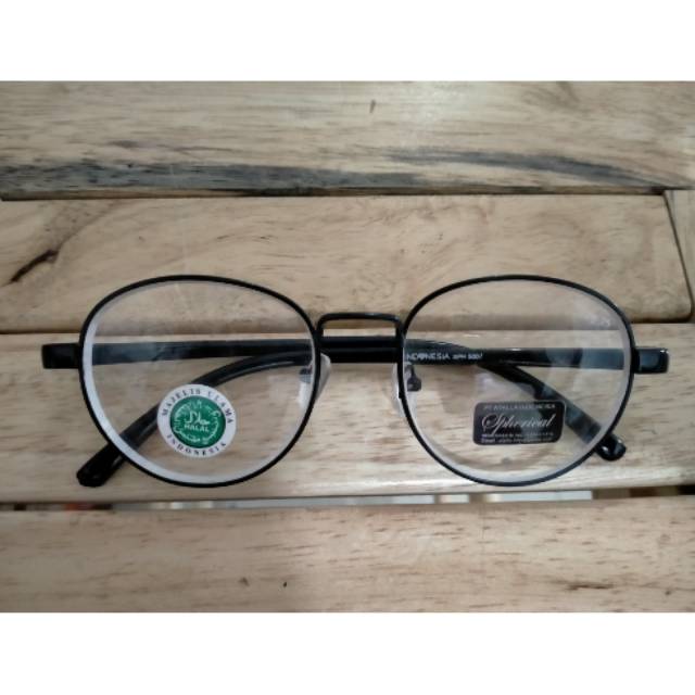 kacamata minus model oval batang besi kaki plastik sph 5007