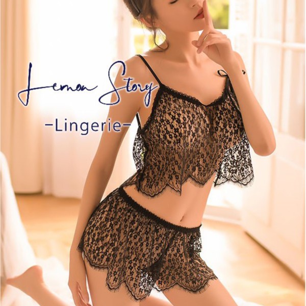 Set Cami Lace Lingerie 8215