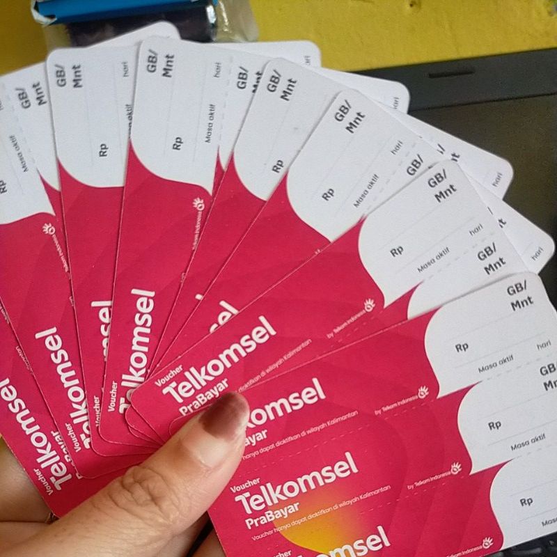 voucher kosong Telkomsel
