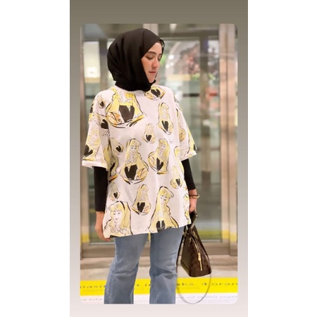 Vamel T-shirt Oversize Lengan Pendek