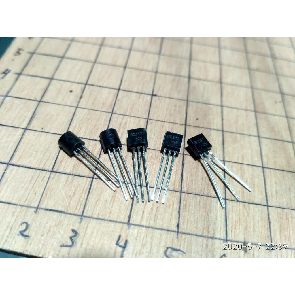 [HAEBOT] Amplifier Transistor BC337 BC327 NPN PNP TO-92 10 pcs 3 Pin 50V Komparator Lot TR Power Kuat