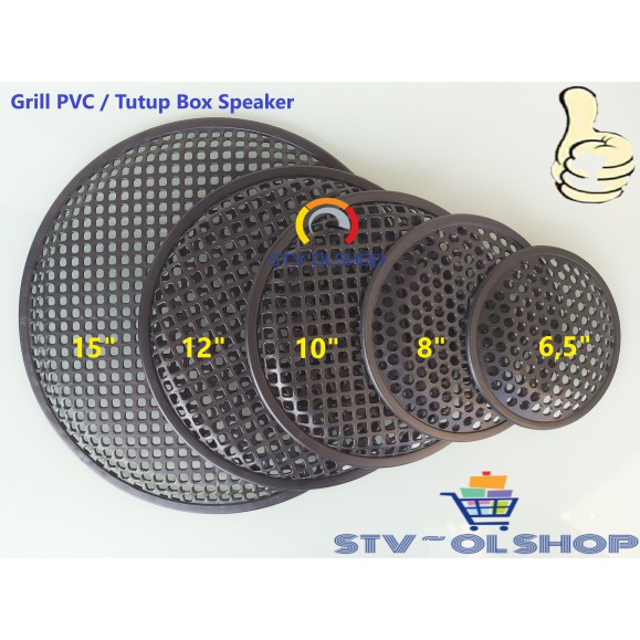 Grill Speaker Plastik 6,5 inch / Tutup Pelindung Speaker / Ram 6&quot;