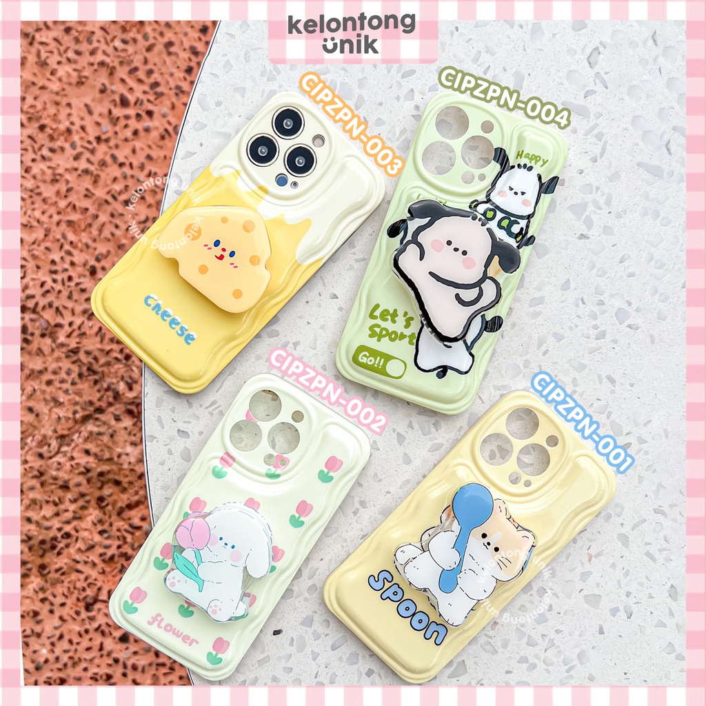 For iPhone - Cartoon Soap Case with Griptok