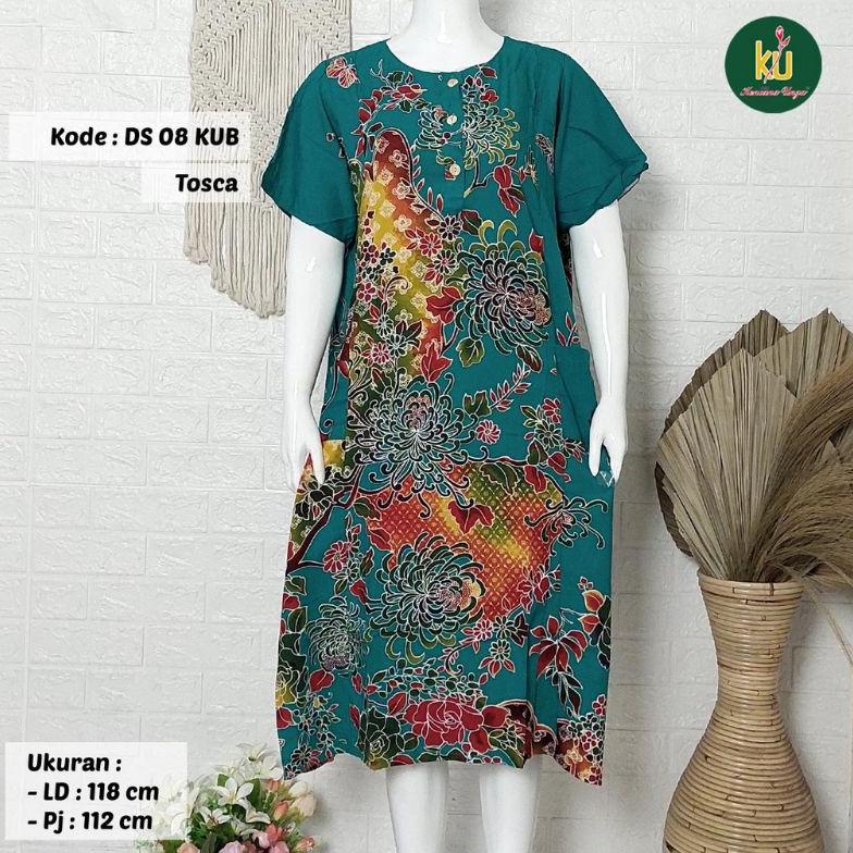 Daster Batik Kencana Ungu Kencana Ungu Daster Kencana Ungu Lebel Biru Batik Kancing Bunsui Grosir Da