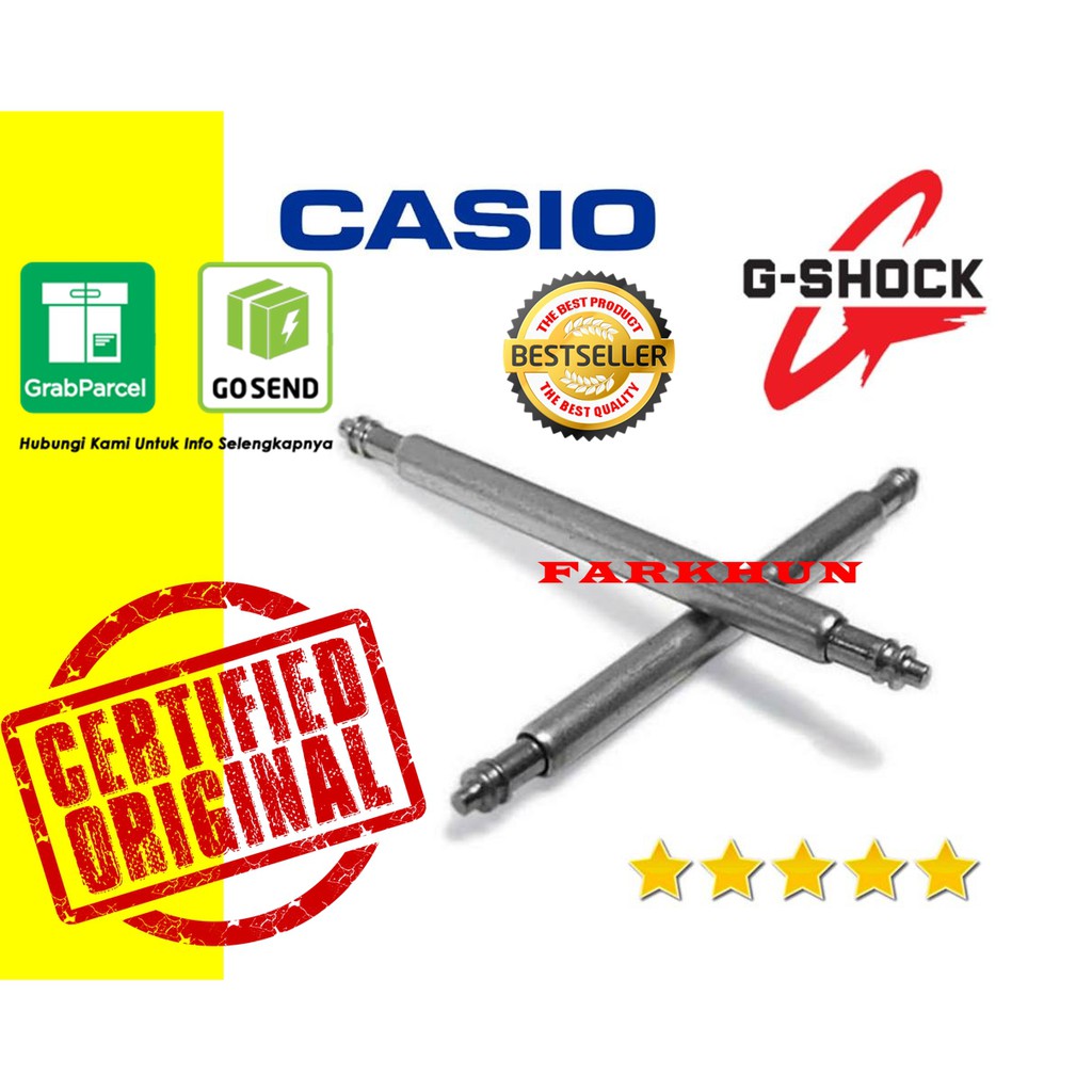 ORIGINAL SPRINGBAR PEN PIN 1 PASANG CASIO G-SHOCK GA-100 G-100 DW-5600 GSHOCK G SHOCK ORI BAJA STAIN