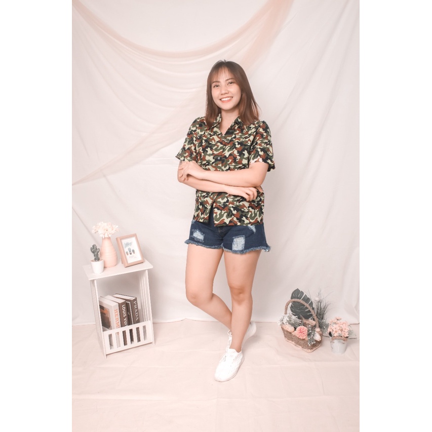 RXFASHION - LIMITED SALE KEMEJA ARMY