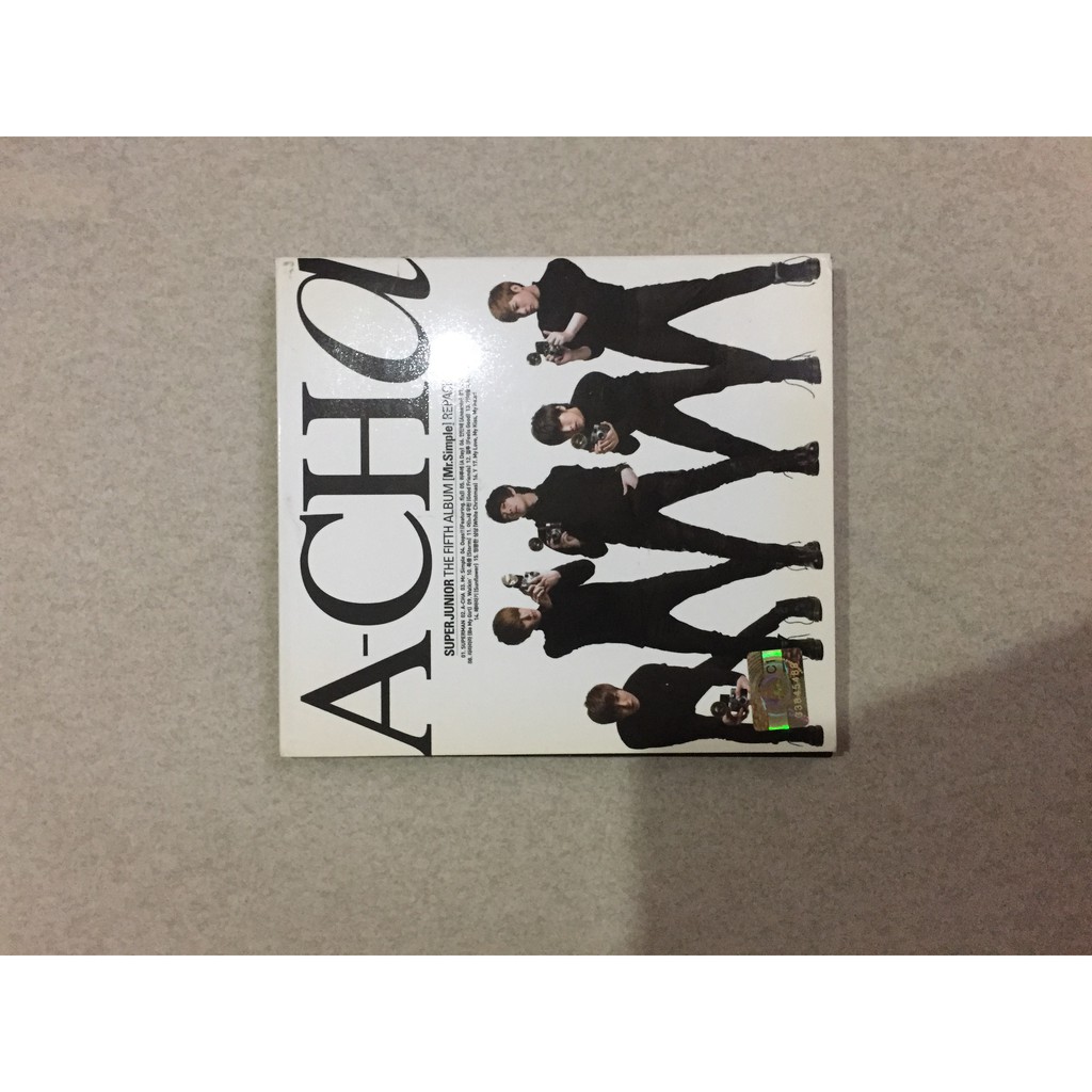 Super Junior Acha (Mr.Simple Repackage) album