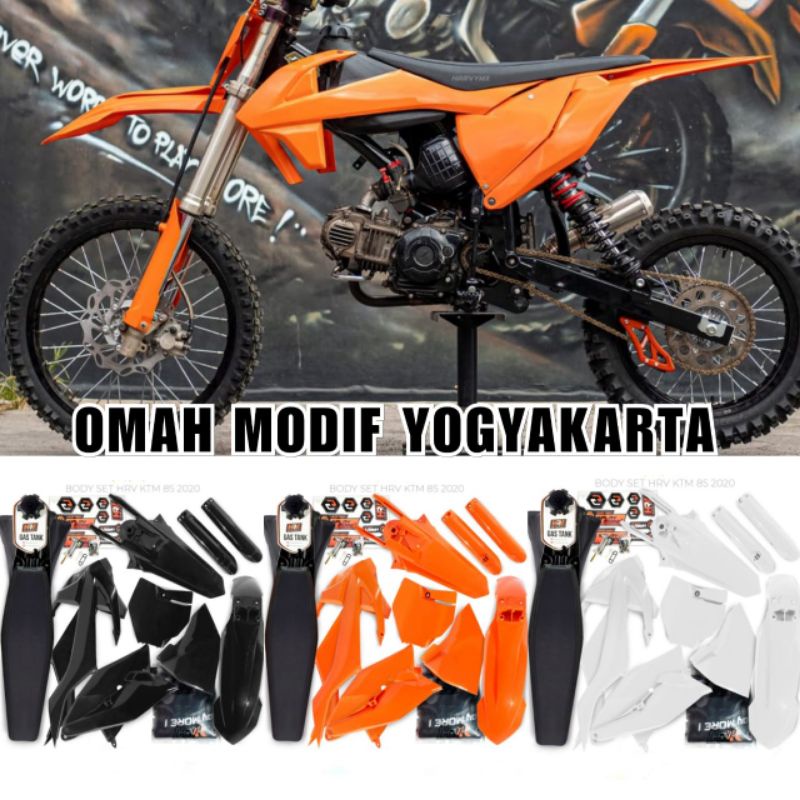 Bodyset Fullset KTM 85 2020 Body Set Trail Cover Tangki Slebor Spakbor Depan Belakang KTM 250 2017