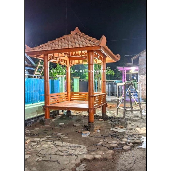GAZEBO MINIMALIS 2x2 .GAZEBO GLUGU