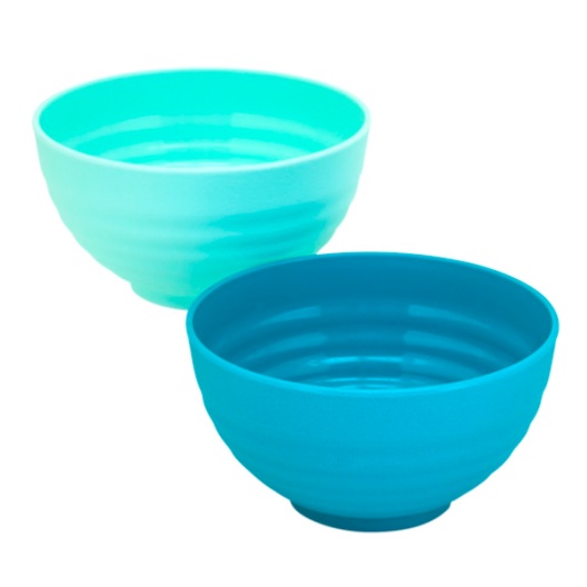 MANGKOK MAKANAN SUP RAMEN TEMPAT SAJI MAKANAN PLASTIK GREEN LEAF 4091 600 ML LUCENT TOSCANA