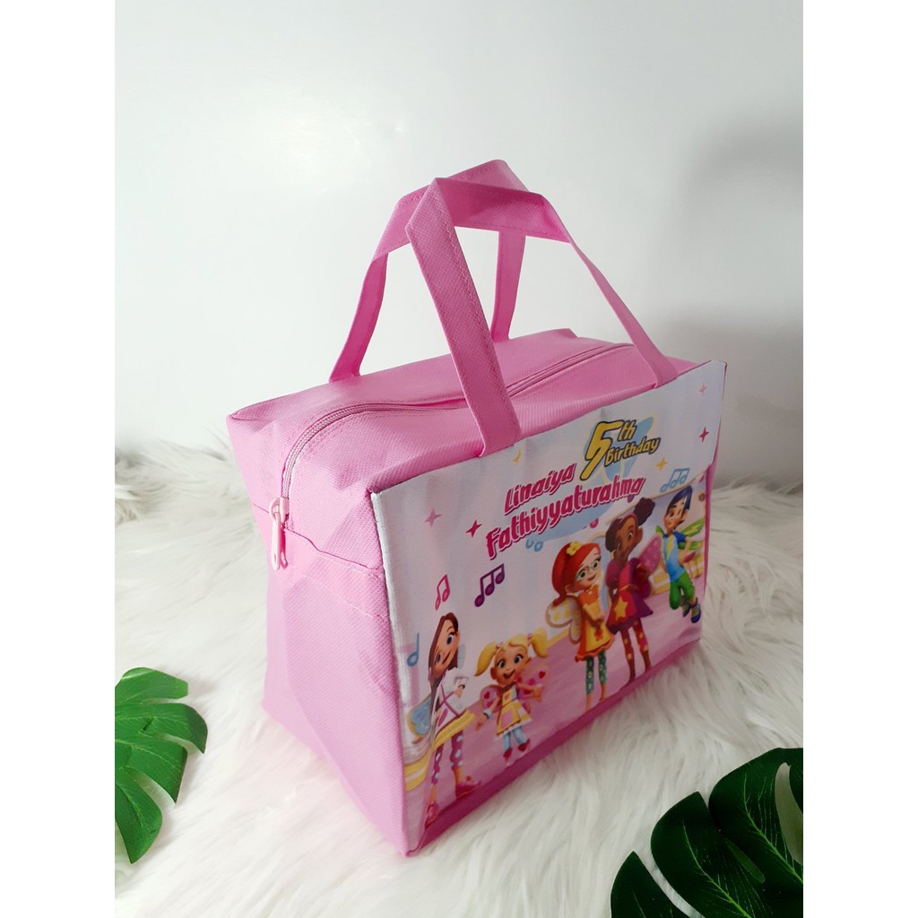 Tas Ultah Resleting Bisa Custom Nama dan Foto-P27 L15 T21