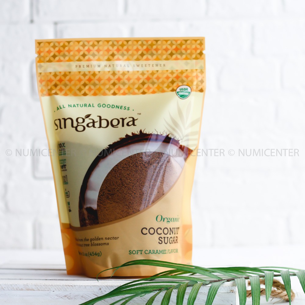 

Singabera Organic Coconut Sugar Gula Kelapa Organik 454g