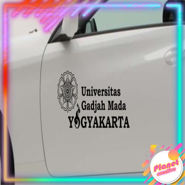 Stiker Cutting Sticker Kaca Mobil - Universitas Gajah Mada UGM