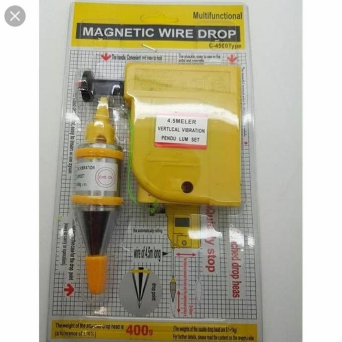 Jual Plumbob 5m bandul lot 5 m plum bob wire drop