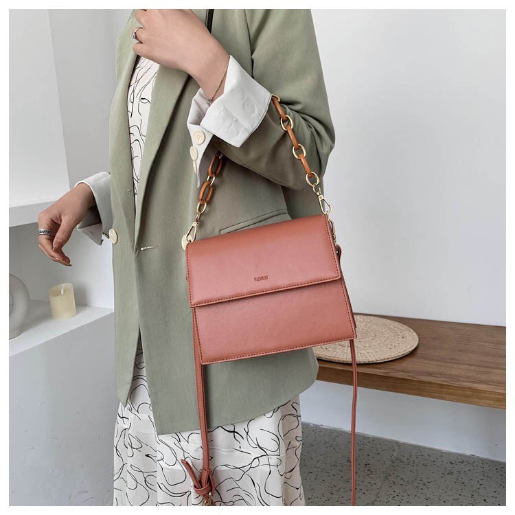 Ricca Woman Korean Slingbag - Tas Selempang bahu wanita Import - Ulzzang Bag Tali Akrilik Pastel