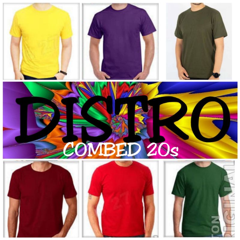 KAOS OBLONG DISTRO ORIGINAL OBLONG PRIA DAN WANITA COTTON COMBAD 20S HITAM, PUTIH, HIJAU, BIRU, MERAH, ABU, UNGU