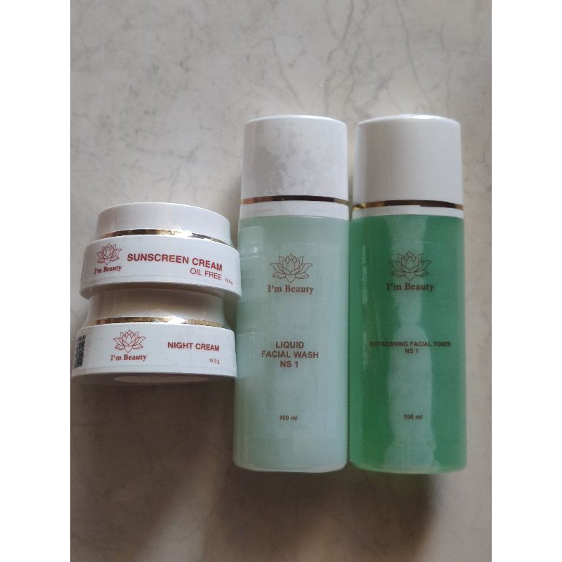 I'm Beauty paket NS1-02 oily skin isi 4 - im beauty by Immortal