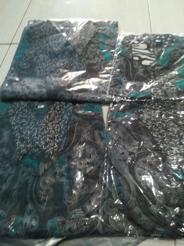 [cod] Batik Couple Keluarga Sania Ruffle Ori Ndoro Jowi Dnt Dimensi Abu