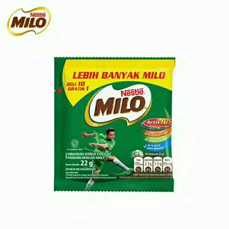 

Milo Activ Go Sachet Renteng 22 Gram Ecer