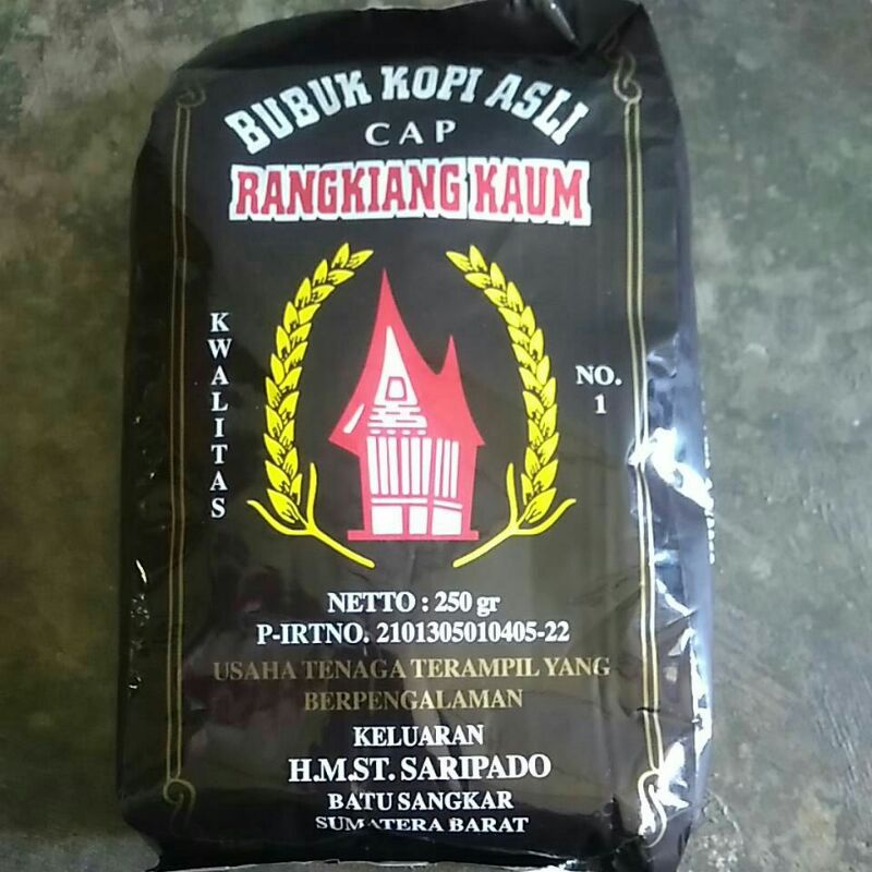 

Kopi rangkiang kaum asli Batusangkar 250gr
