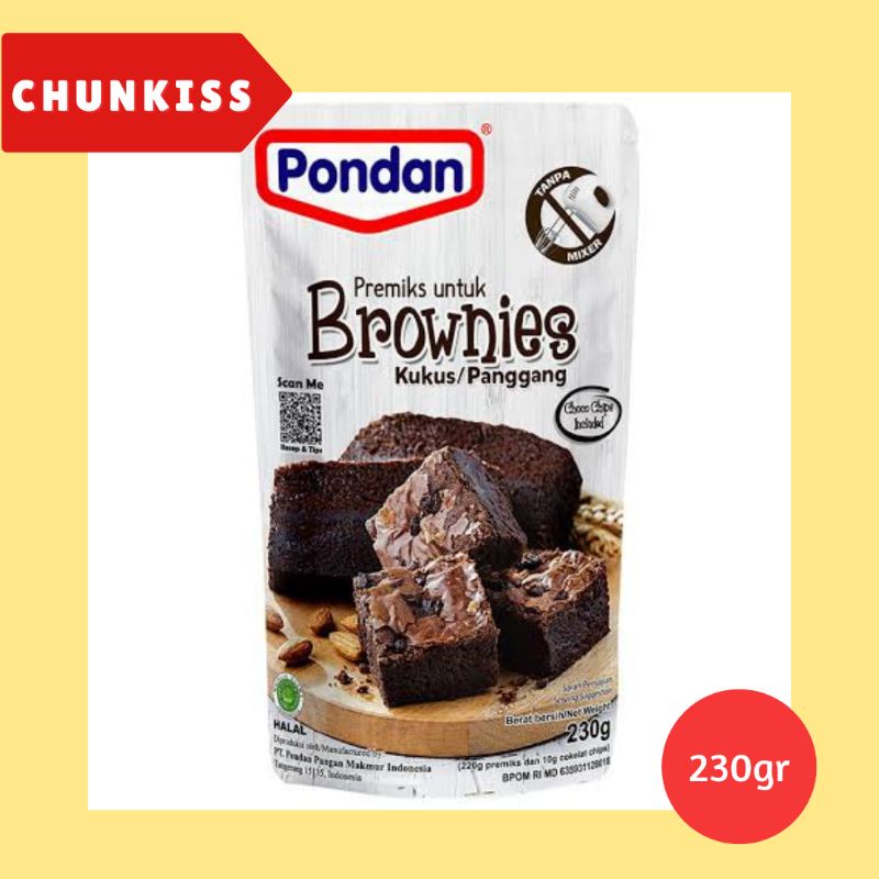 PONDAN BROWNIES - TANPA MIXER - KUKUS/PANGGANG