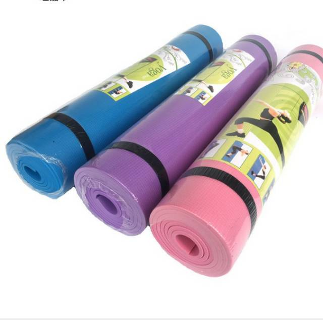 Matras Yoga 6mm Alat Olahraga Senam / Yoga Mat EVA