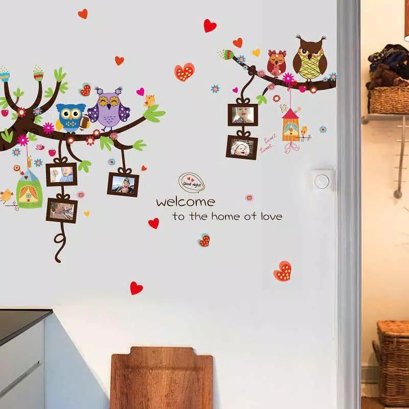 OWL FRAME II SK9121 NAKLA OFFICIAL WALLSTICKER STIKER DINDING