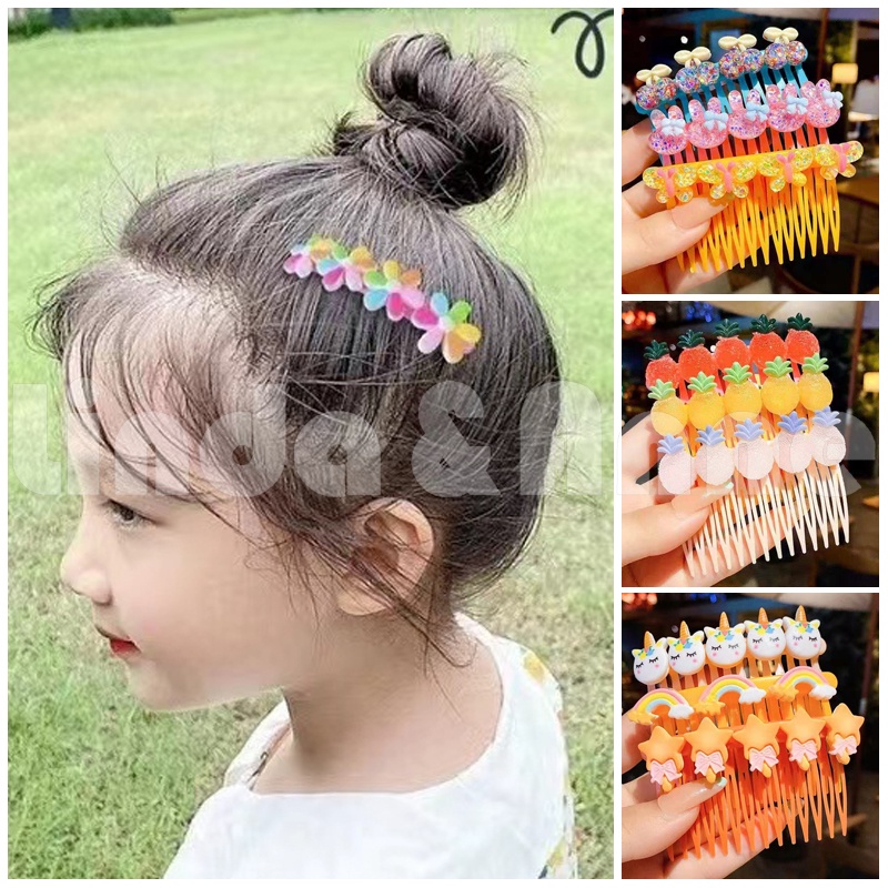 [ 3 in 1] Sirkam Rambut Wanita Varian Motif Lucu Fashion Aksesoris Rambut Korean Style