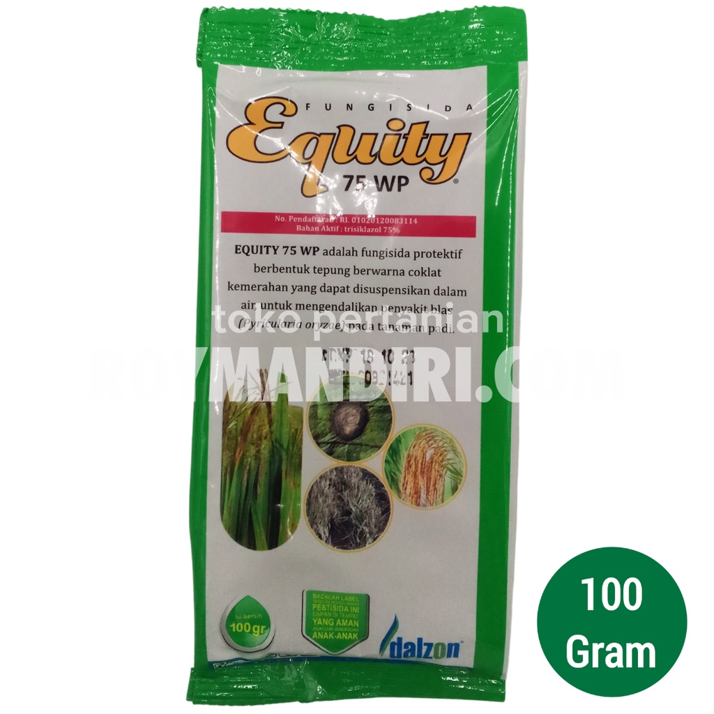 FUNGISIDA EQUITY 75WP - 100 GRAM