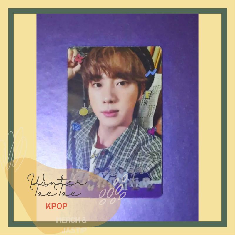 [READY] Photocard RPC Jin Deco Kit BTS 2022 (RPC Seokjin)