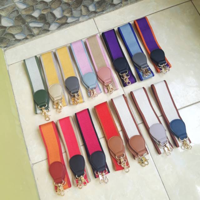 Strap Bag Bangkok Kode LS Kanvas Polos Tali Panjang Tas  