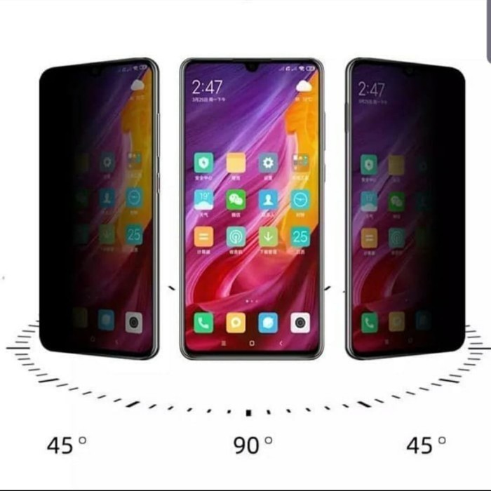 TEMPERED GLASS ANTI SPY SAMSUNG A10S A20S A30S A50S PRIVACY MAGIC SCREEN GUARD